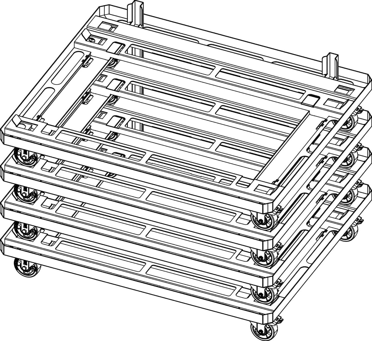 D&B Audiotechnik Z7493.761 2x SL-GSUB Cart Package