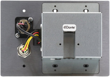 Q-SYS ZIP4-3G Triple Gang 4-Zone Dante / AES67 Paging Interface with Gooseneck Microphone Connection - PSSL ProSound and Stage Lighting