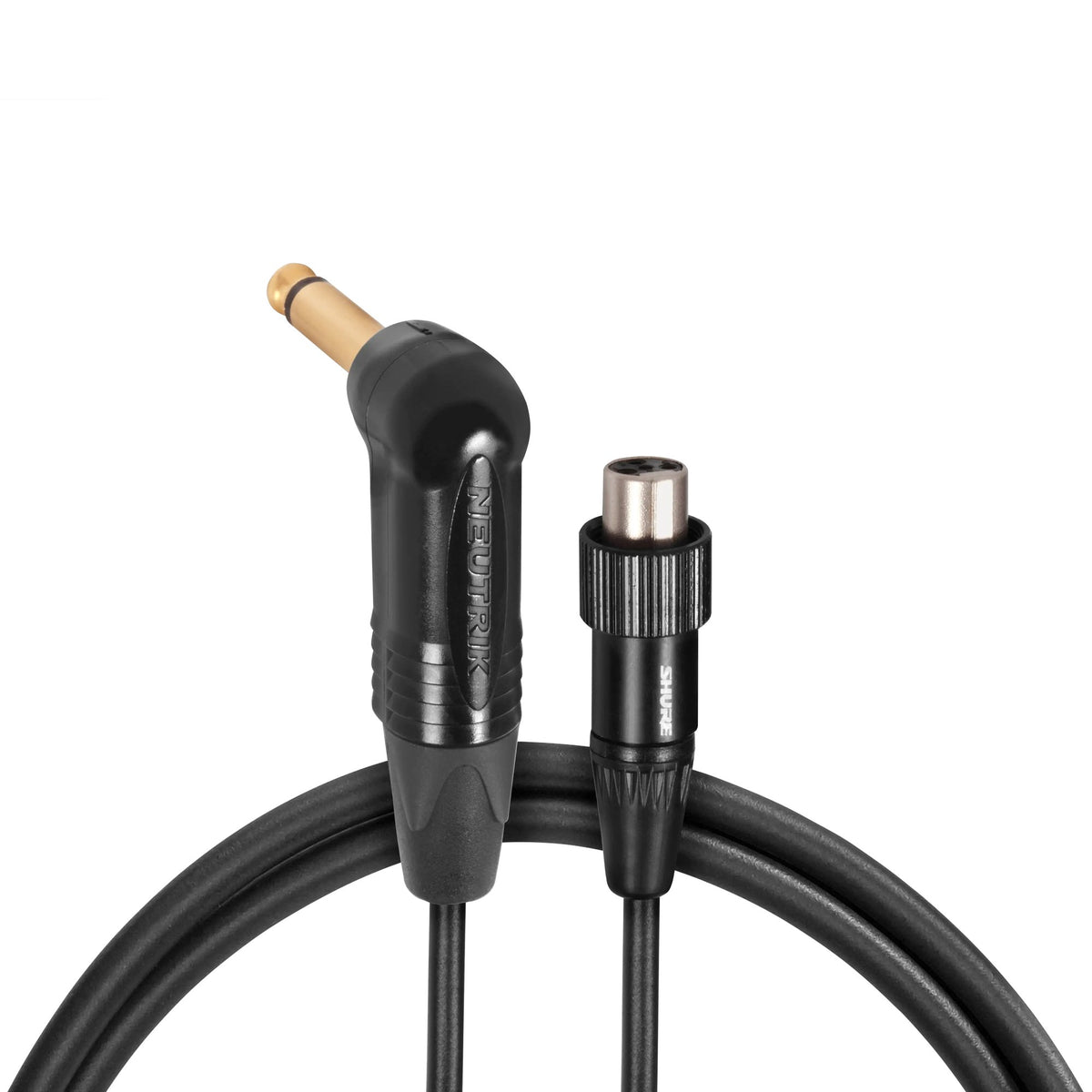 Shure WA307 Premium Guitar Cable with Right Angle ¼ Inch Neutrik Connector