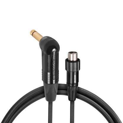 Shure WA307 Premium Guitar Cable with Right Angle ¼ Inch Neutrik Connector