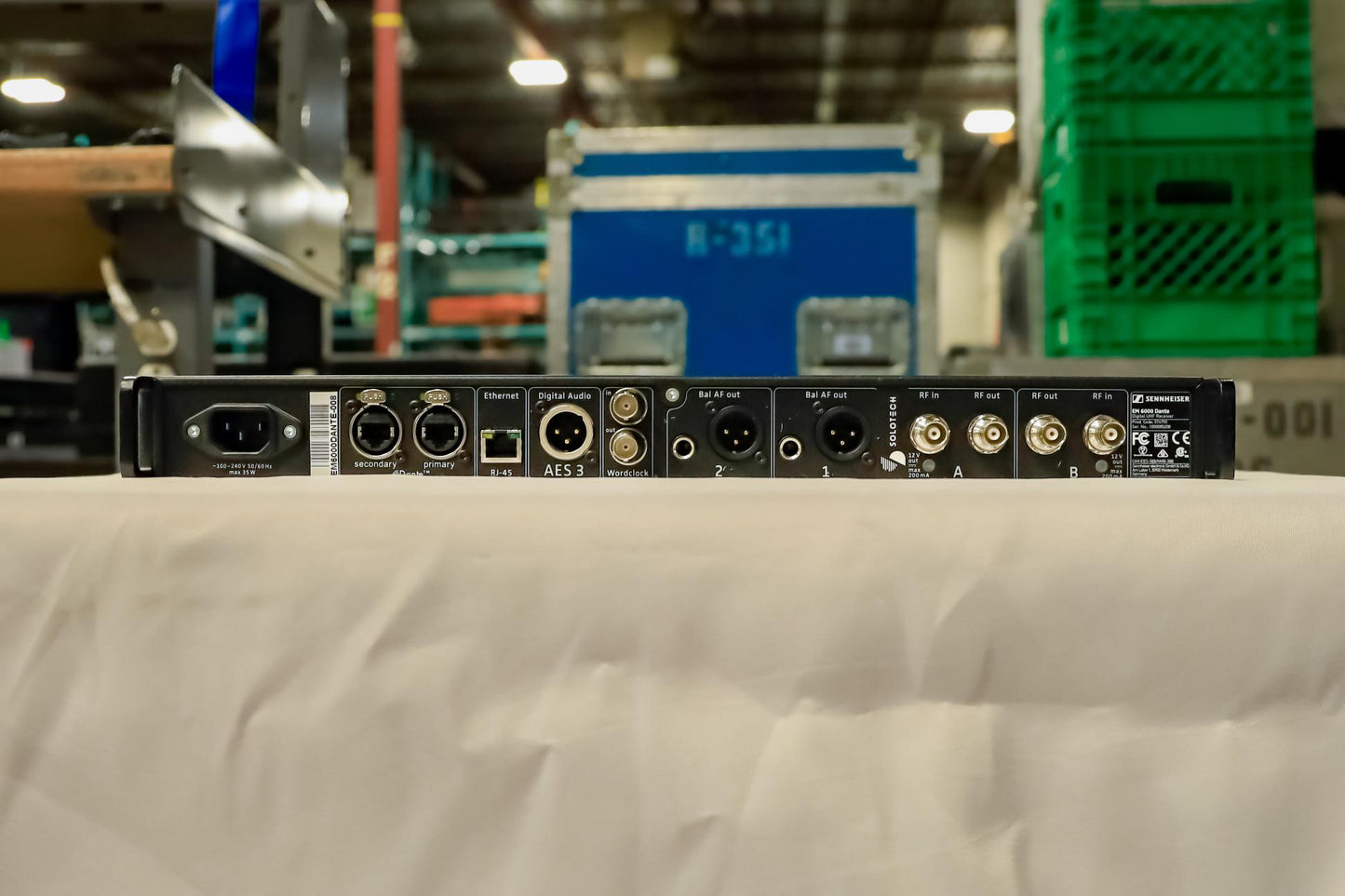 Sennheiser EM 6000 Dante Dual receiver Used Package