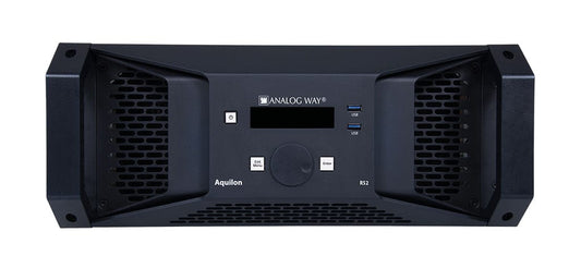 Analog Way Aquilon RS2 Multi-Screen Presentation System Video Wall Processor with Cards