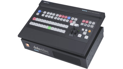 Datavideo SE-3200MU 12- channel 2U 1080p switcher. Inputs: 8 SDI, 4 HDMI Outputs: 6 assignable SDI, 3 assignable HDMI
