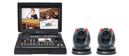 Datavideo EZ STREAM AI 30X Kit includes: HS-1650T2x PTC-155T