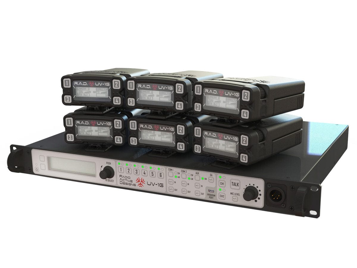 Radio Active Design UV-1G System Narrow-Band Wireless Intercom System - PSSL ProSound and Stage Lighting