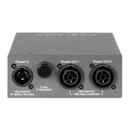 Elation RP2 Obsidian Netron 2-Channel DMX/RDM 15A Power Relay