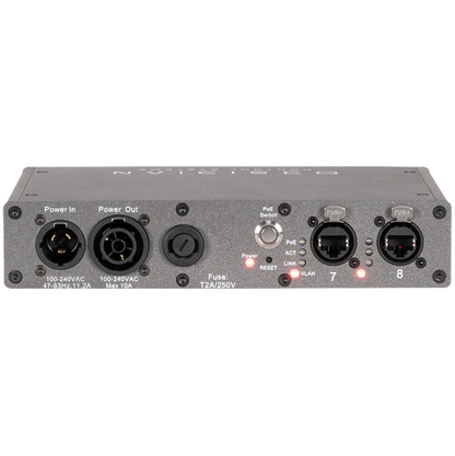 Elation NS8 Obsidian Netron Network Switch - 8-Port Gigabit - Managed - 120 Watt - 6-Port POE