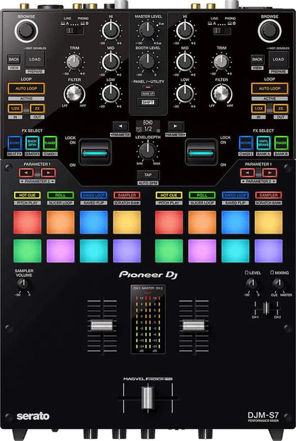 Pioneer DJ XDJ-RX3 2-Channel All-in-One DJ System with DJ DJM-S7 Mixer and Decksaver Covers - PSSL ProSound and Stage Lighting