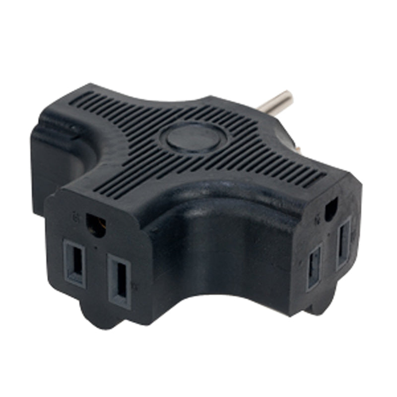 Elation EC3FER BLK, EDISON, 3FER(TRI-TAP) CONNE