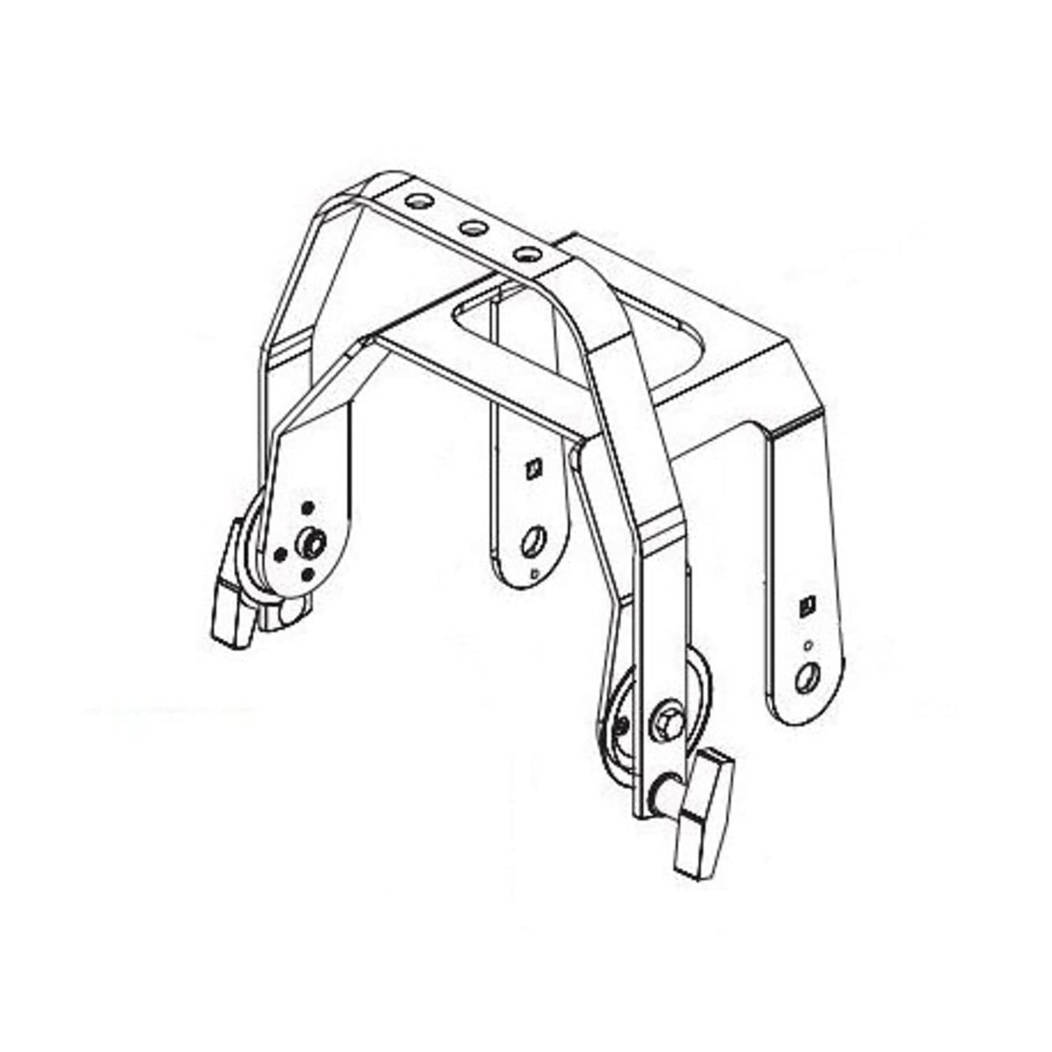 ETC 400BY-5 Source Four Balance Yoke Assembly - Silver - PSSL ProSound and Stage Lighting