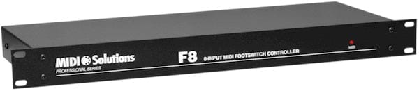 Midi Solutions F8 8-Input MIDI Footswitch Controller - Solotech