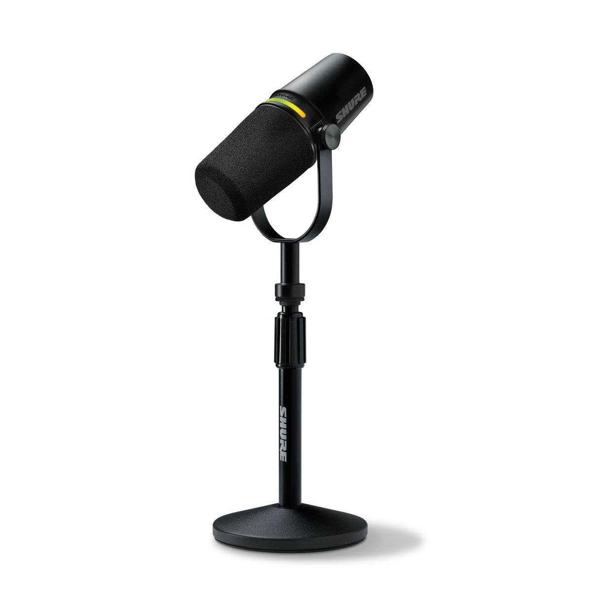 Shure MV7+-K-BNDL XLR/USB SPEECH MICROPHONE, BLACK +STAND