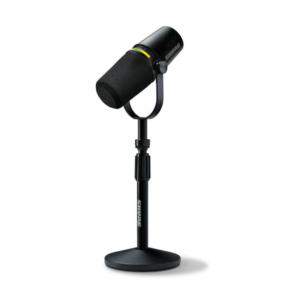 Shure MV7+-K-BNDL XLR/USB SPEECH MICROPHONE, BLACK +STAND