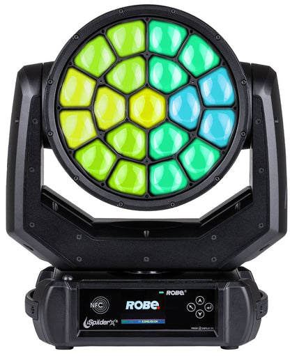 Robe iSpiiderX 1 LED multichip de 60W RGBW et 18 LEDs multichip de 40W RGBW