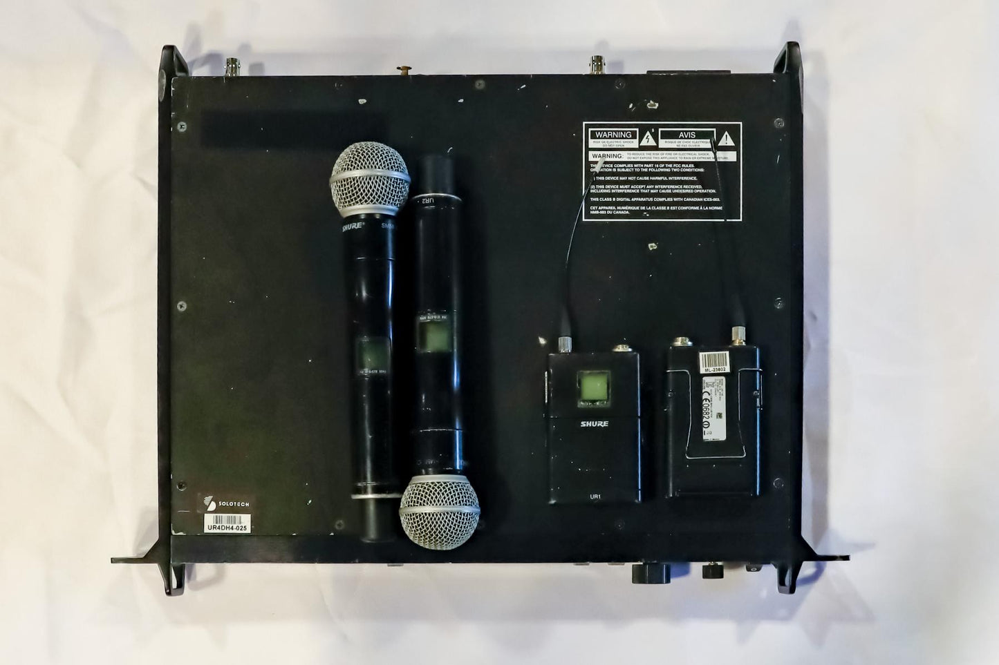 Shure UR4D H4 Dual receiver Used Package