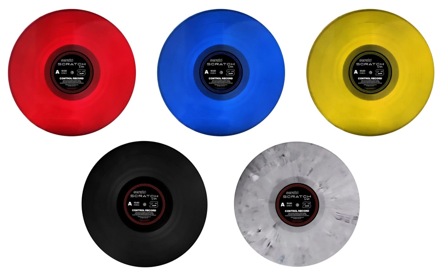 Serato SCV-SP-ANN-25 Scratch Live Control 12-Inch Control Vinyl - 25th  Anniversary - Blind Box