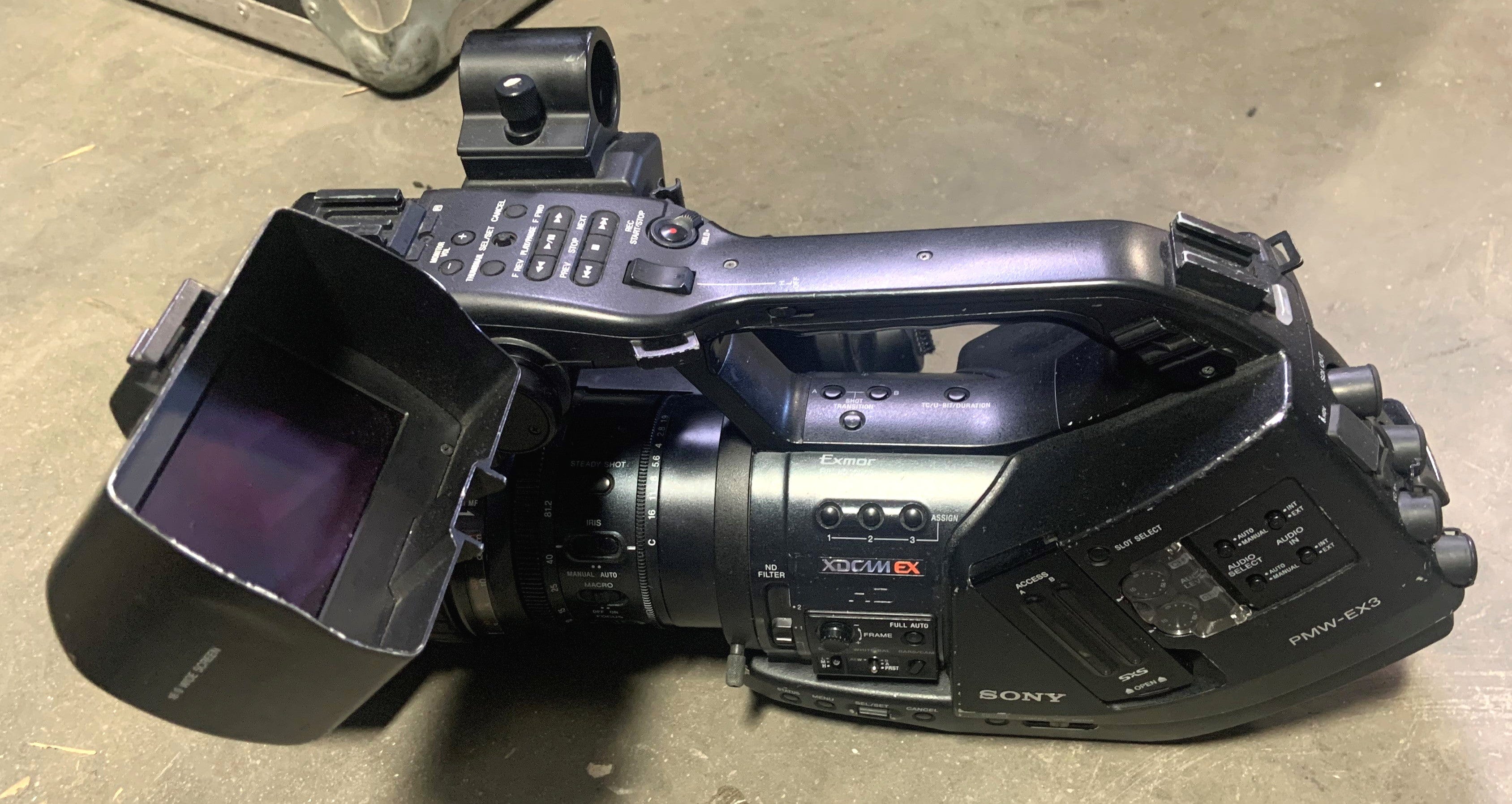 Ex3 Sony PMW-EX3 Camera Kit With Accessories - No Optical – Solotech