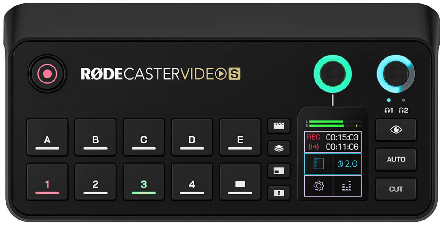 RØDECaster VIDEO S Console tout-en-un pour la production vidéo et audio