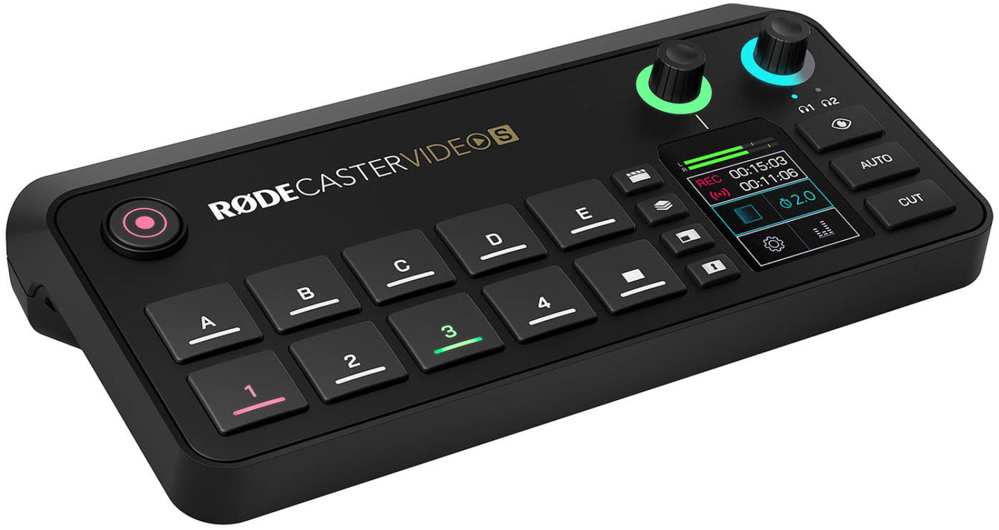 RØDECaster VIDEO S Console tout-en-un pour la production vidéo et audio