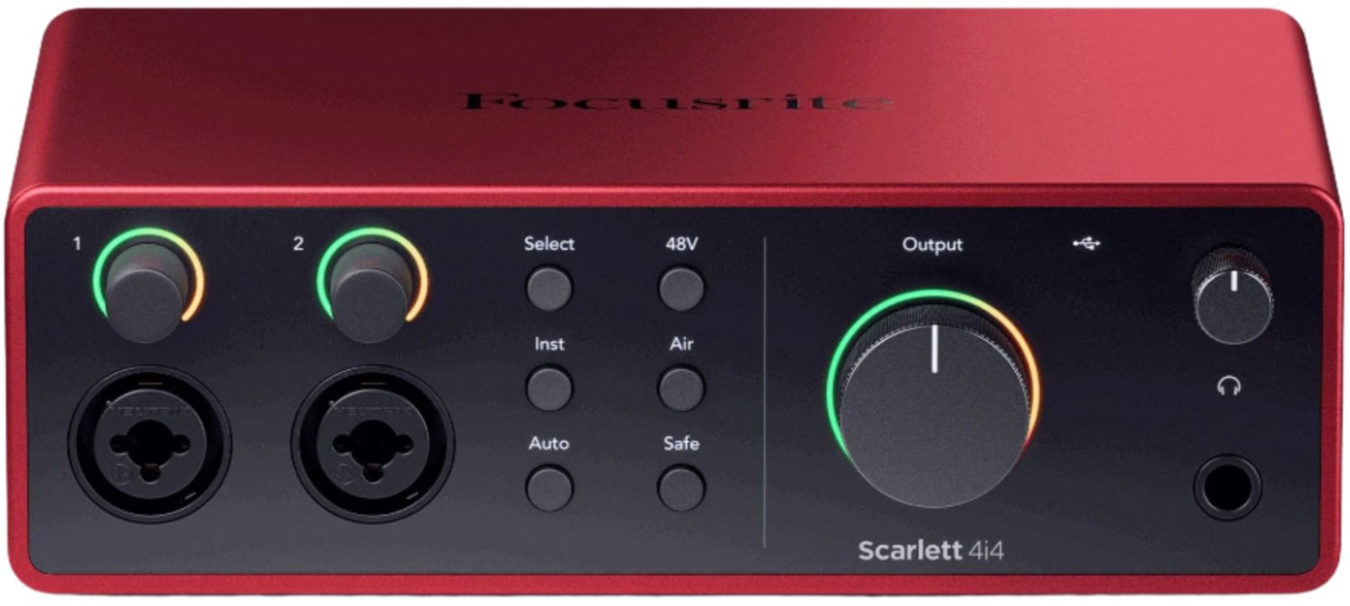 Focusrite Scarlett 4i4 4th Gen Audio Interface