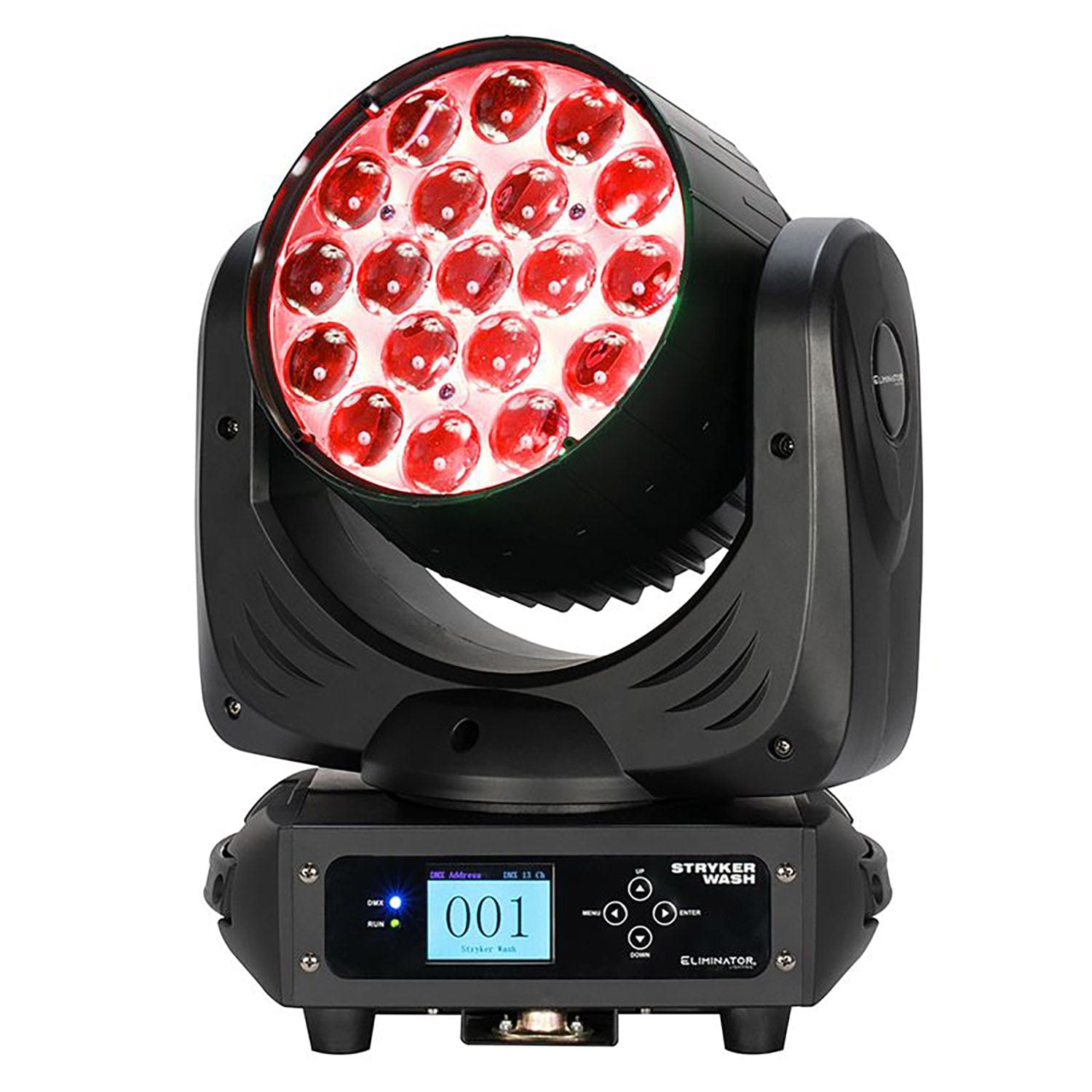 Eliminator STR100 Stryker Wash 12W RGBW, 4 in 1 LED Moving Head - PSSL ProSound and Stage Lighting