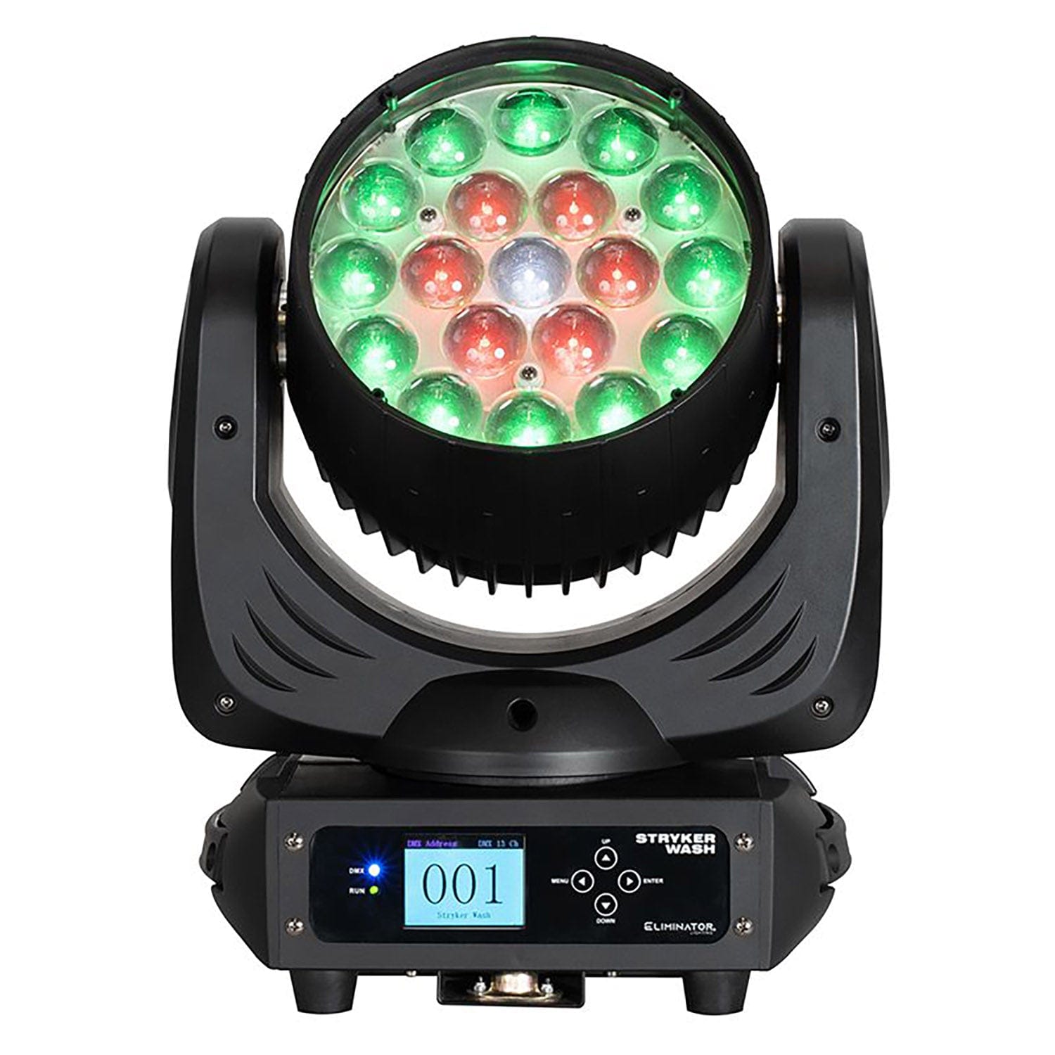 Eliminator STR100 Stryker Wash 12W RGBW, 4 in 1 LED Moving Head - PSSL ProSound and Stage Lighting