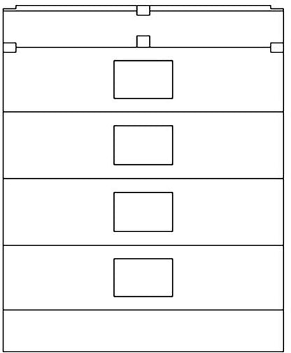 JBL VTX-A12-VT-CVR Soft-Cover for 4x A12 Speakers on Vertical Transporter