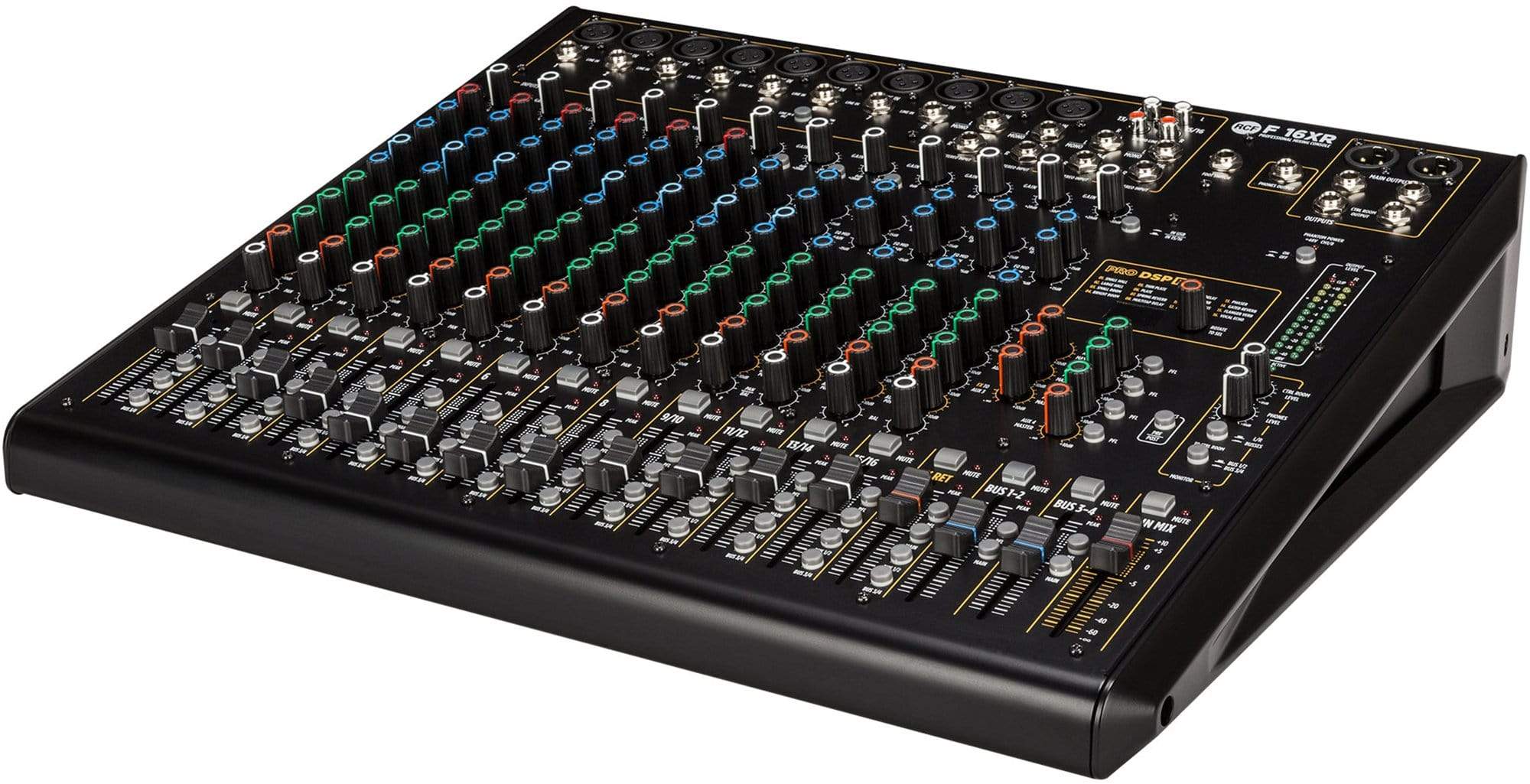 RCF F16-XR 16 Channel Mixer with FX and Recording – Solotech