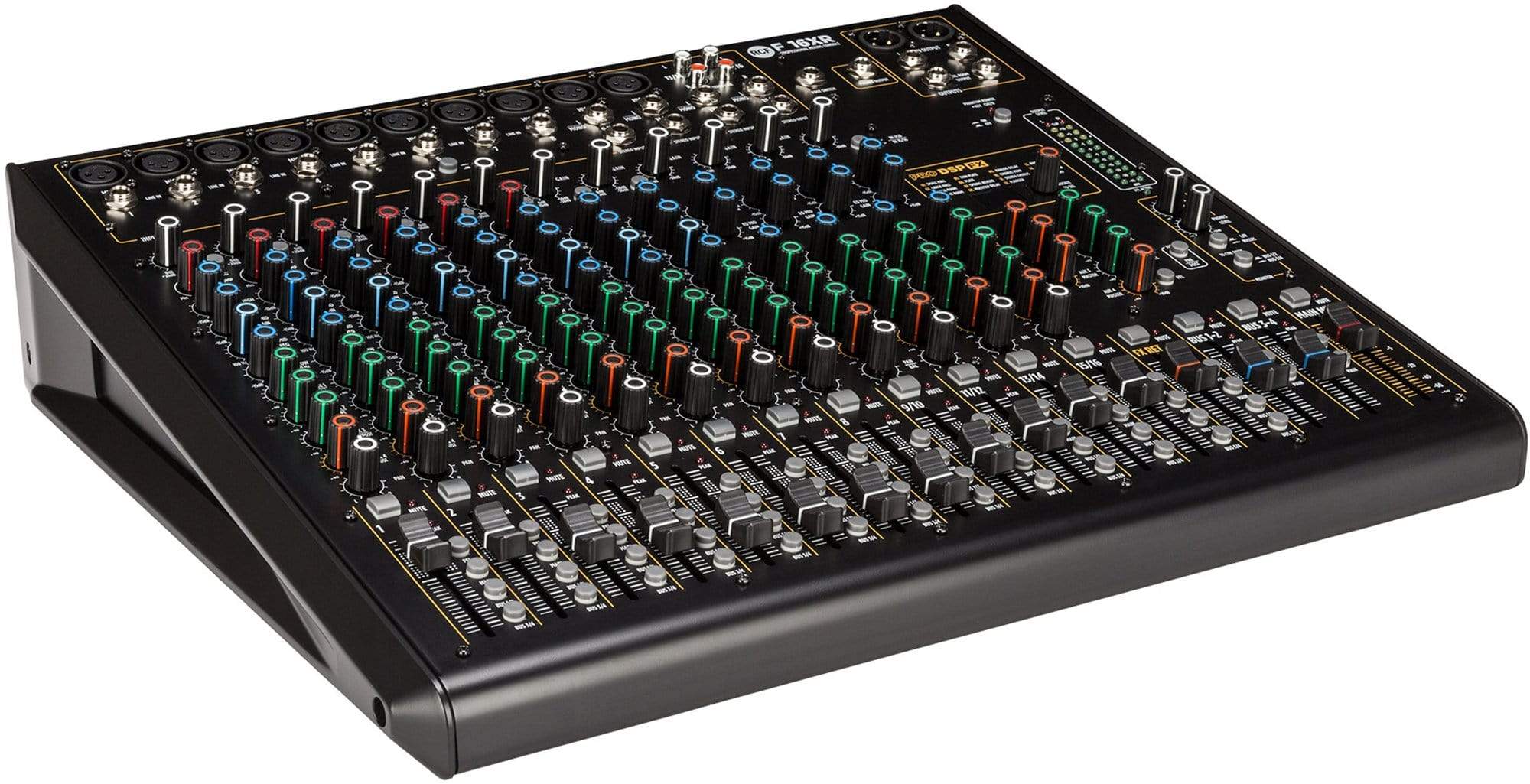 RCF F16XR 16chアナログミキサー USED保証有り RCF F16-XR 16 Channel Mixer with FX and Recording – Solotech