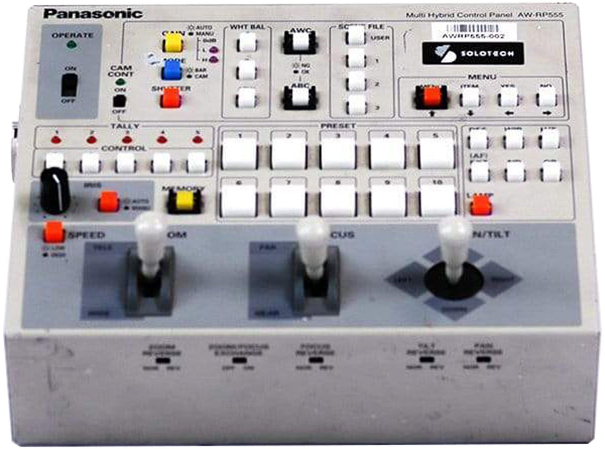 Panasonic AW-RP555N PTZ Robotic Camera Controller - ProSound and Stage Lighting