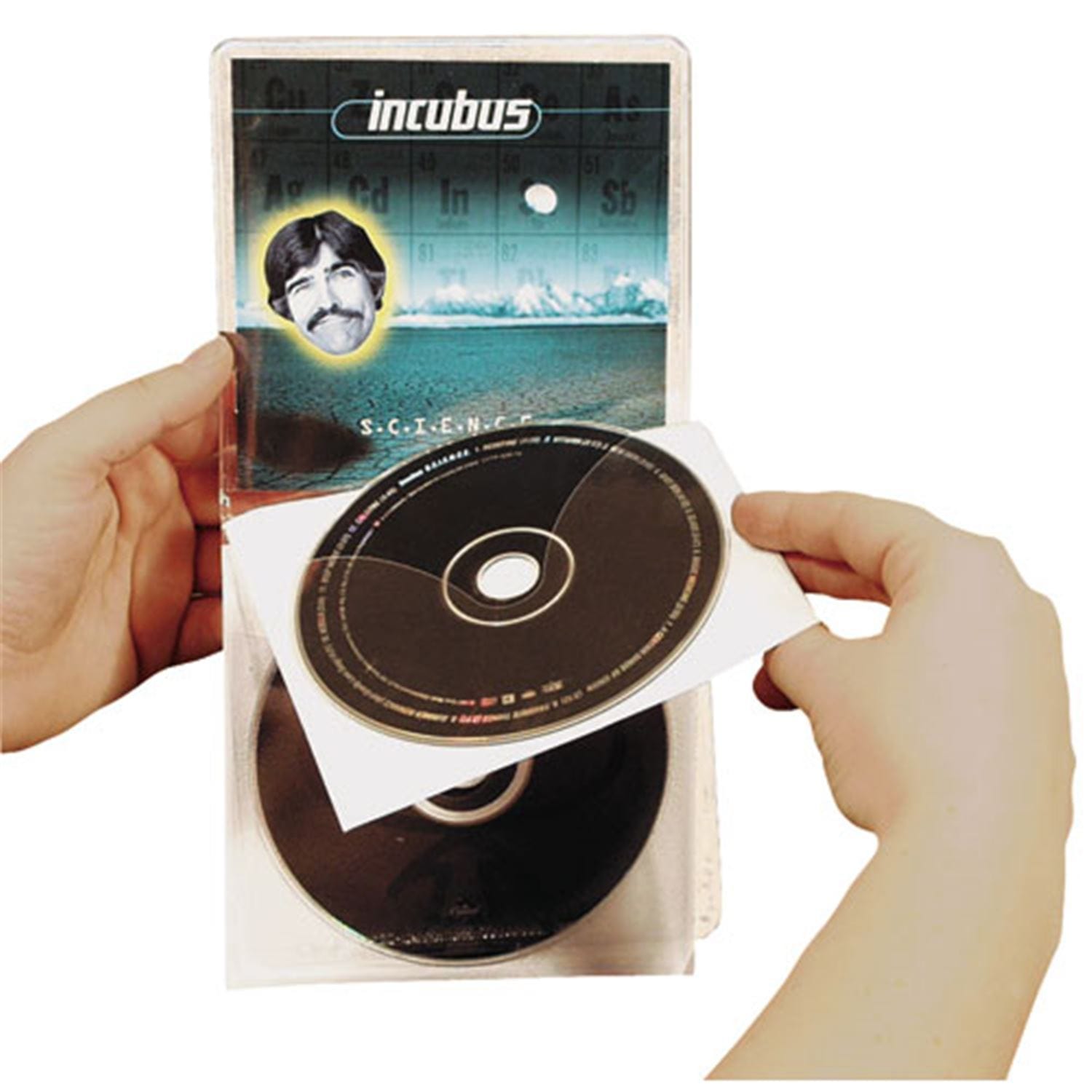 Prosound Clear Double Viewpack Compact CD Holder - Solotech