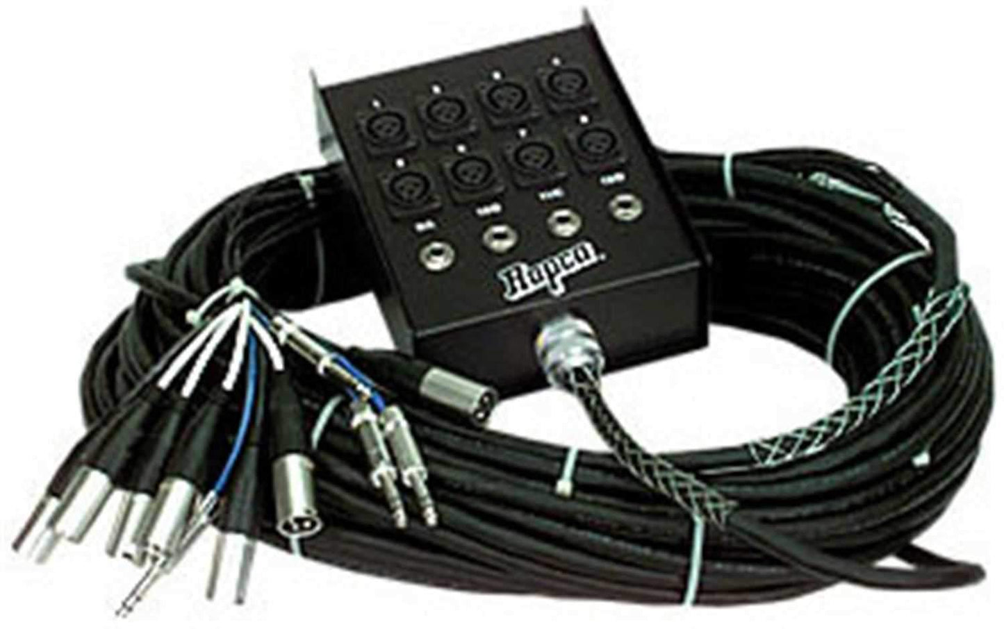 Rapco 100 FT 16 Ch Snake 12(Xlr Send) 4(1/4 Ret) - ProSound and Stage Lighting