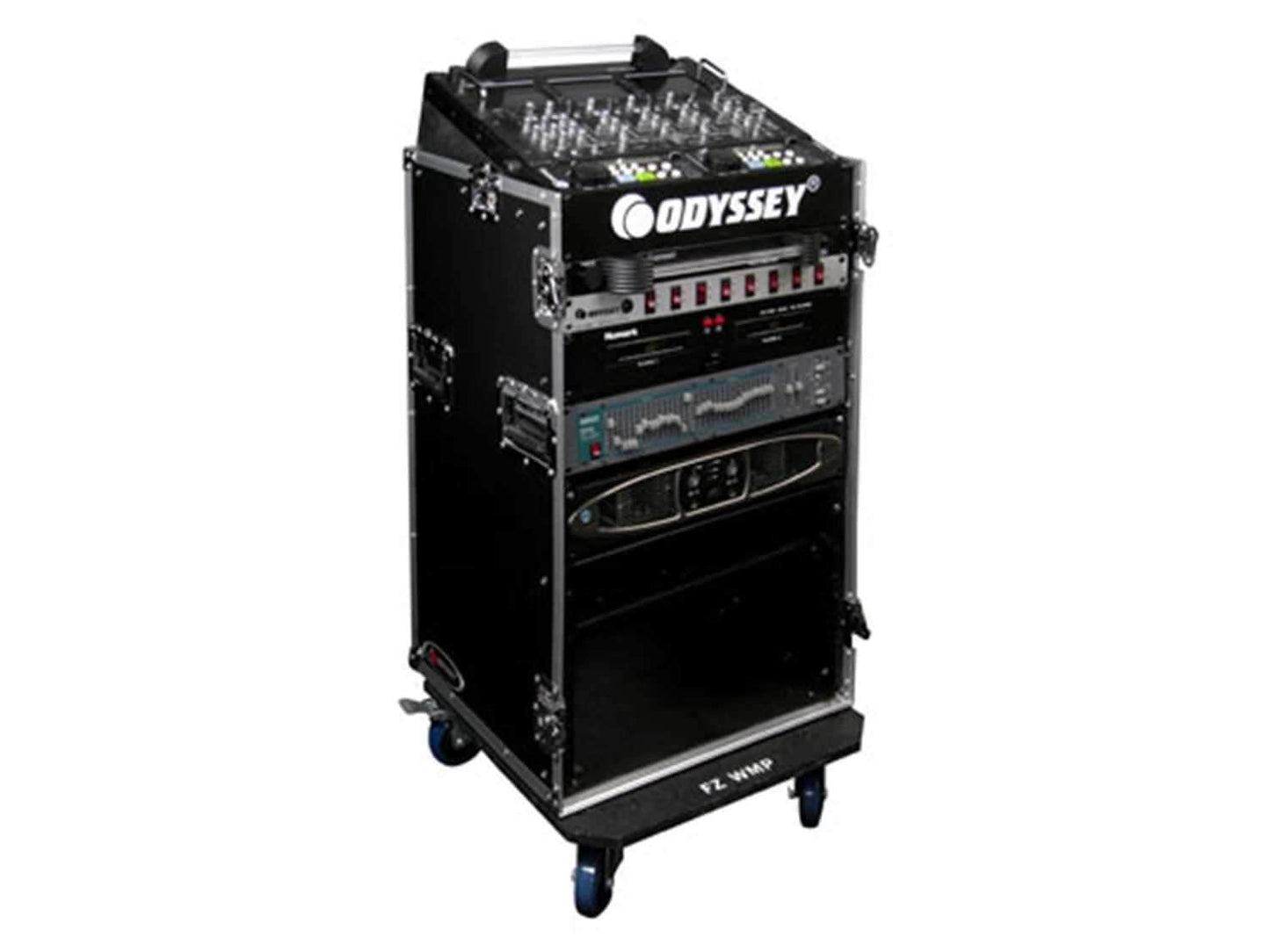 Odyssey FR1016W Combo Rack Case with Wheels - Solotech