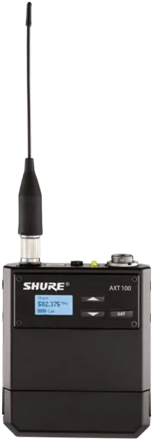 Shure AXT100-J5 Beltpack Transmitter J5 578-638MHz – Solotech