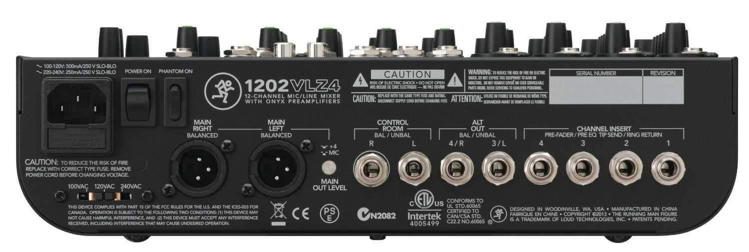 Mackie 1202VLZ4 12-Channel PA Mixer – Solotech