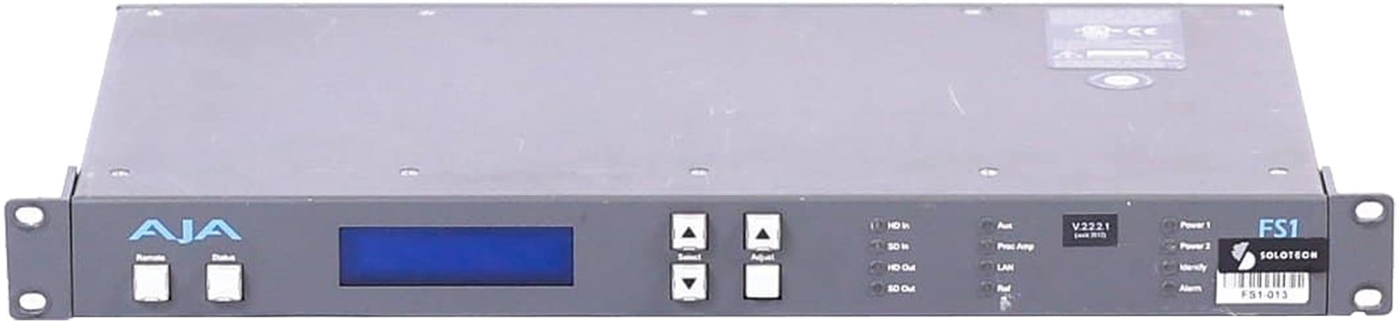 Frame Synchronizer AJA Video Systems FS1 Frame Synchronizer/Converter – Solotech