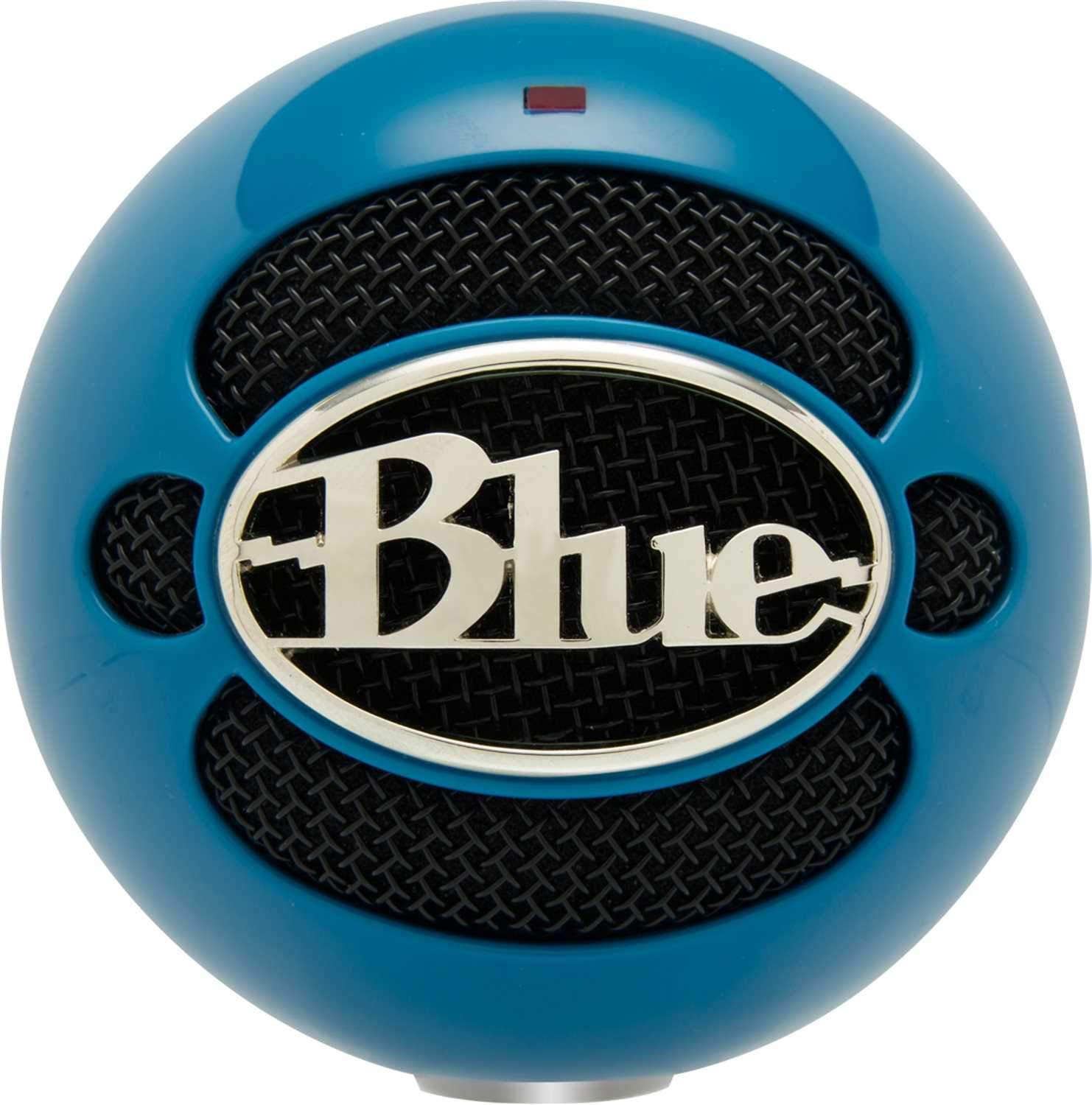 Blue Snowball Pack USB Mic with Stand and Cable in Electric Blue - Solotech