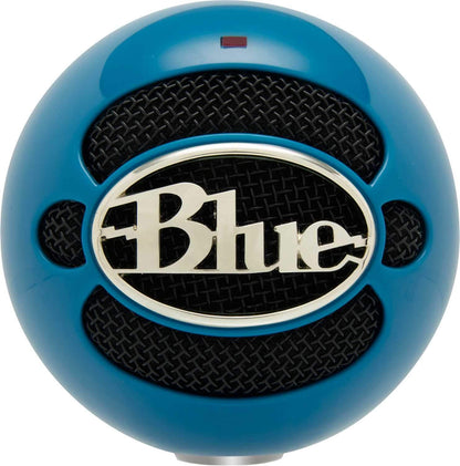 Blue Snowball Pack USB Mic with Stand and Cable in Electric Blue - Solotech