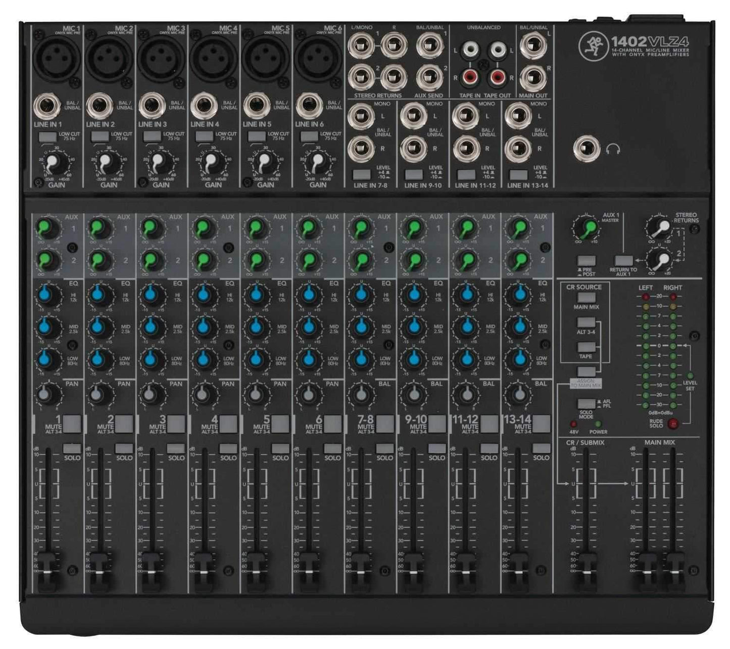 Mackie 1402 VLZ4 14-Channel PA Mixer - ProSound and Stage Lighting