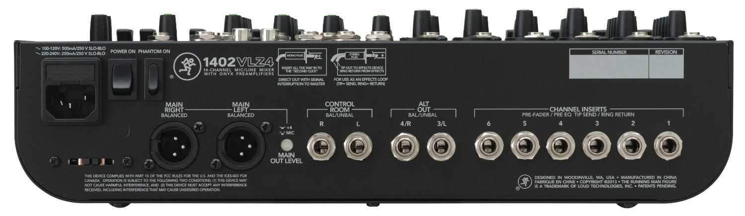 Mackie 1402 VLZ4 14-Channel PA Mixer
