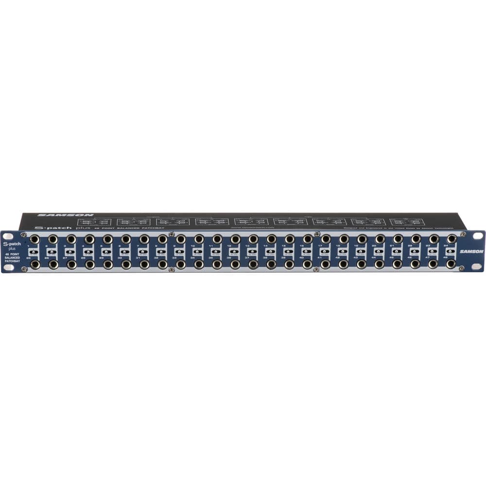 Samson S-Paych Plus 48 Point Balanced Patchbay - PSSL ProSound and Stage Lighting