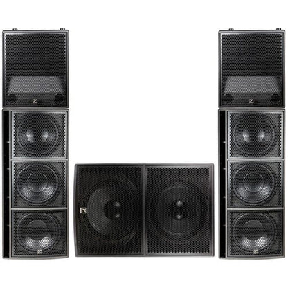 Yorkville SA221S Dual 21-Inch Bass Reflex Powered Subwoofer - PSSL ProSound and Stage Lighting