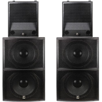 Yorkville SA221S Dual 21-Inch Bass Reflex Powered Subwoofer - PSSL ProSound and Stage Lighting