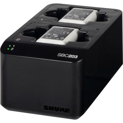 Shure SBC203 Dual Docking Station for SLX-D Transmitters and SB903 Battery - PSSL ProSound and Stage Lighting