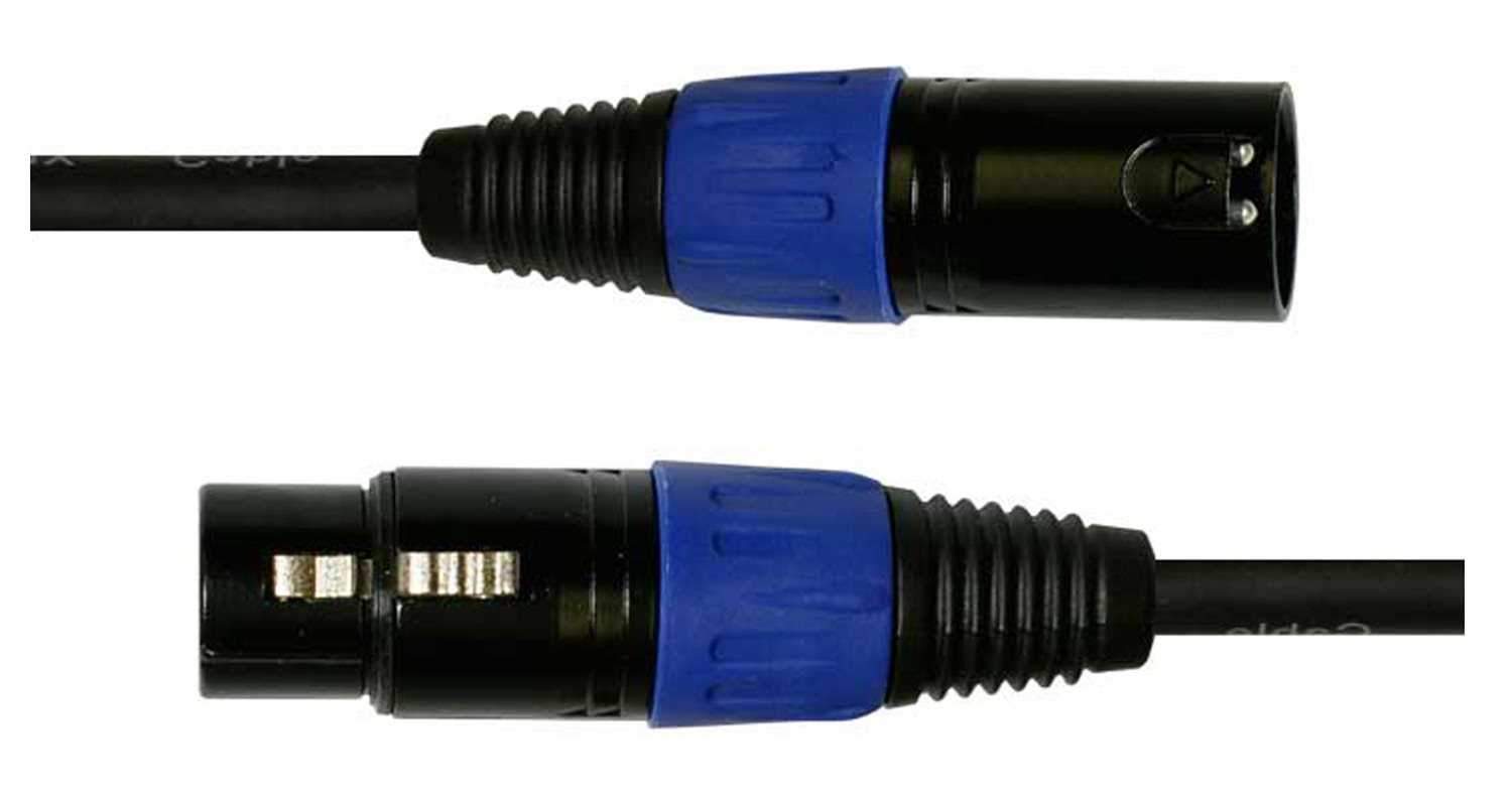 Blizzard 3-Pin XLR (M) to XLR (F) DMX Cable 15ft - Solotech