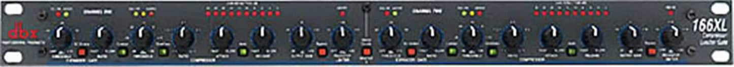 DBX 166-XL Dual Compressor Limiter Gate - Solotech