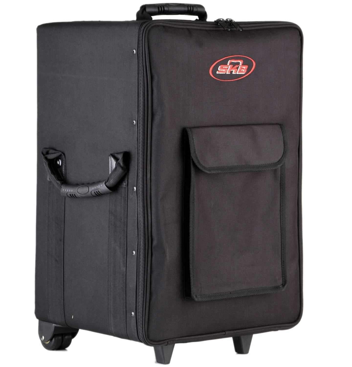 SKB 1SKB-SCPM2 Large Rolling Powered Speaker/Mixer/Cajon Soft Case - Solotech