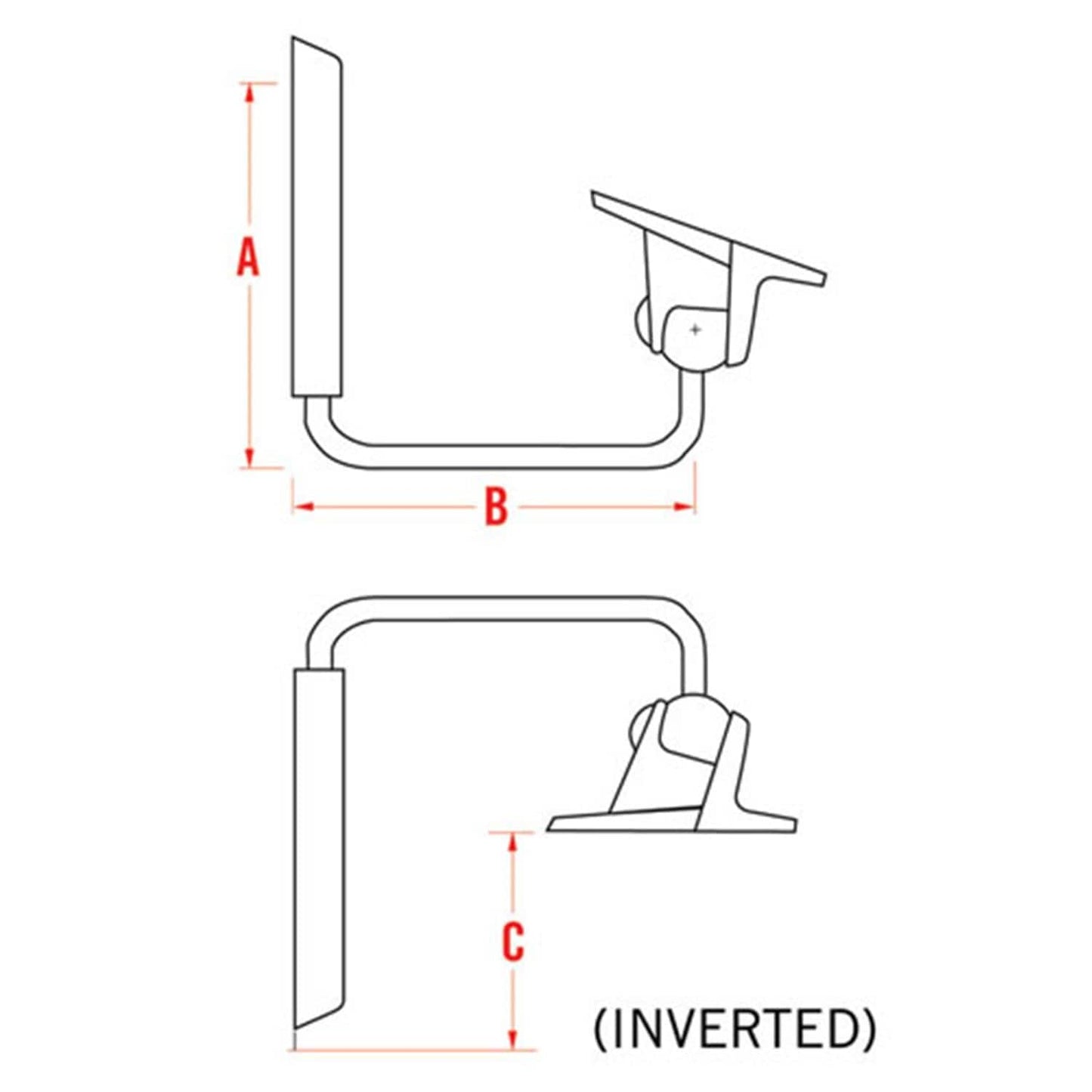 Omnimount 205WBWH Wb Series 20Lb Speaker Mount - Solotech