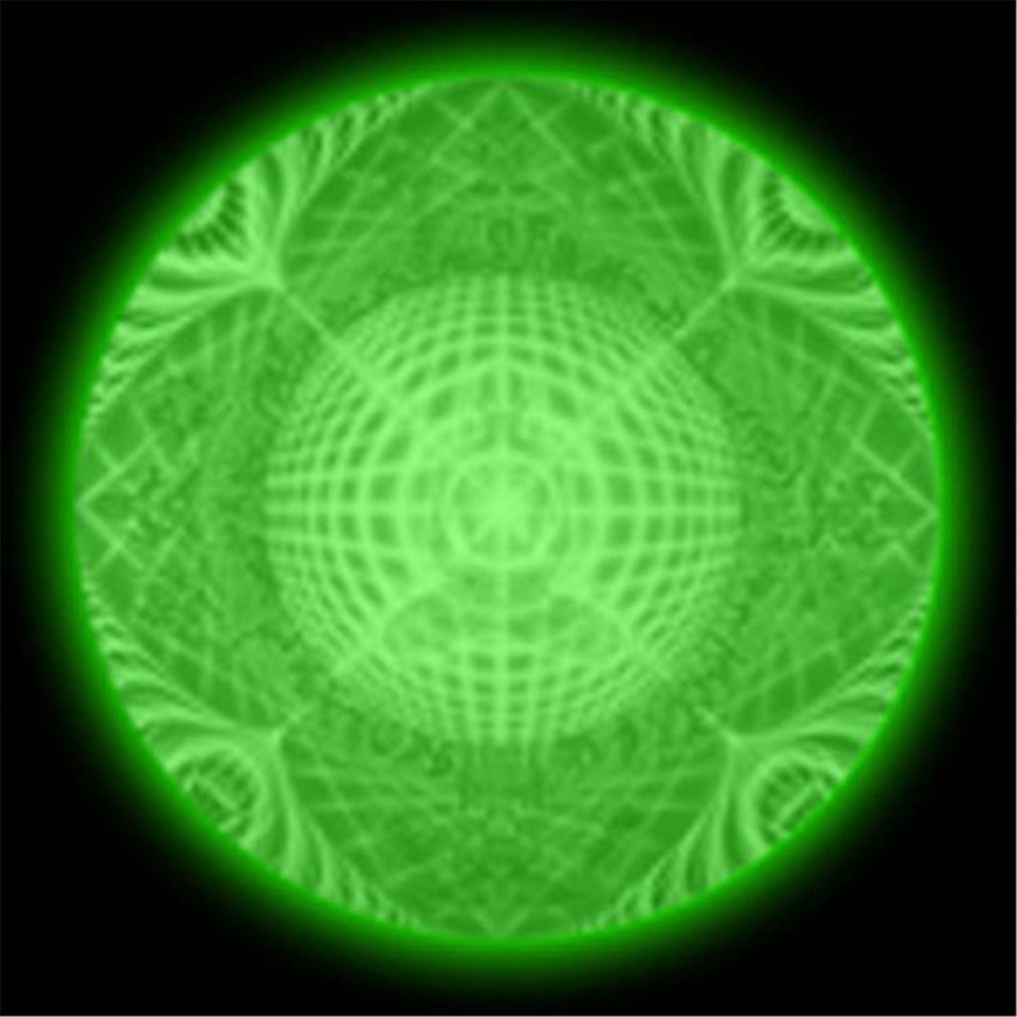 Glowtronics Glow-in-the Dark Slipmat - Deit/Demon - Solotech