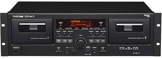 Tascam 202-MKV Dual Well Cassette Decks - Solotech